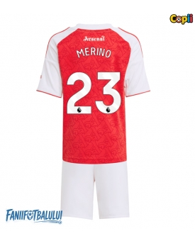 Arsenal Mikel Merino #23 Echipament de Fotbal Replică 2025-26 Copii Acasa (+ Șorturi)